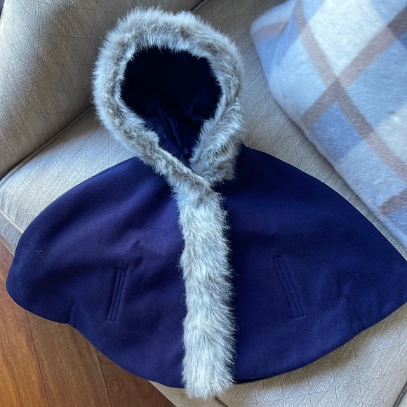 Janie and Jack cape coat - Picture 1 of 4